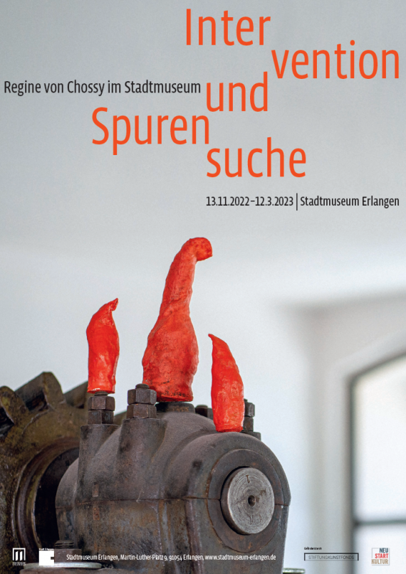 Ausstellungsplakat Intervention und Spurensuche