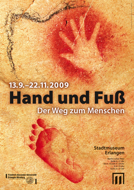 Plakat Hand und Fuß